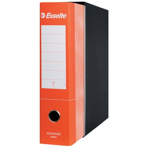 Registratore protocollo Esselte Essentials G75 23x33 cm dorso 8 cm arancione - 390775200